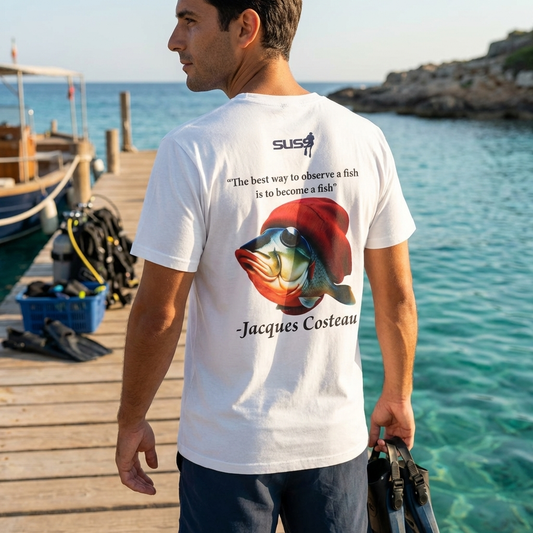 Kaptan Cousteau Tişört